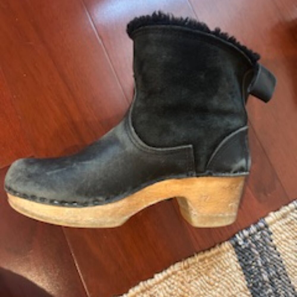 2 Pairs of Used No6 Clog Boots Size 37 Black - Picture 5 of 11